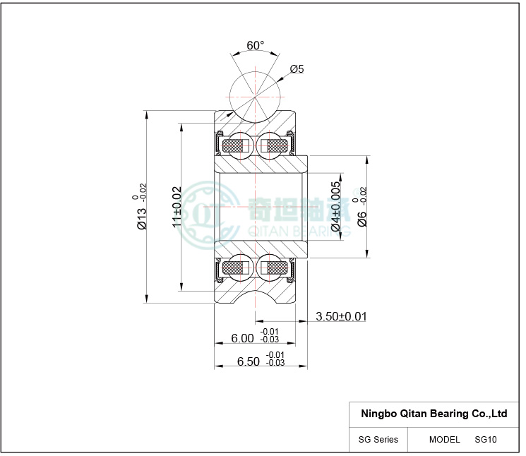 SG10 Embroidery Machine Bearing